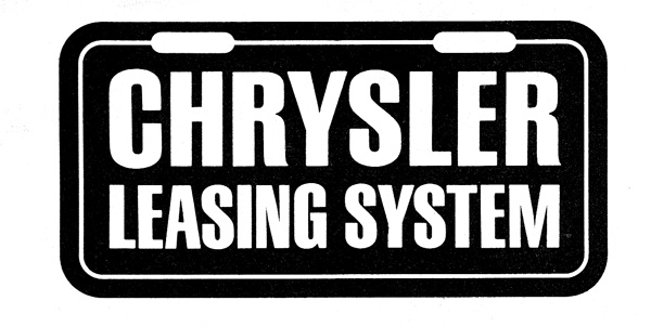 chrysler corporate identity leasing logo