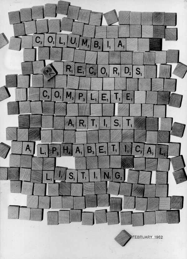 columbia records brochure artist listing