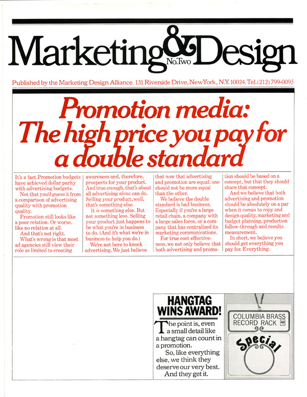 marketing design alliance promotion brochure