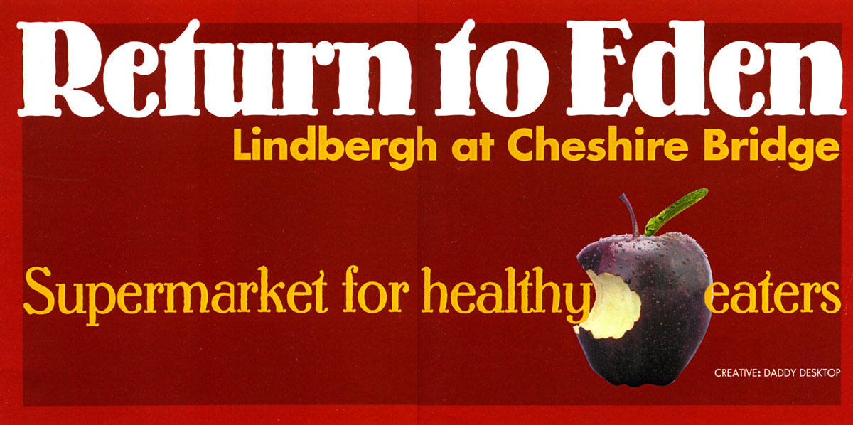 return to eden vegetarian supermarket billboard atlanta